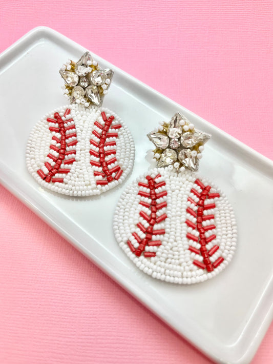 Baseball Gal Earrings