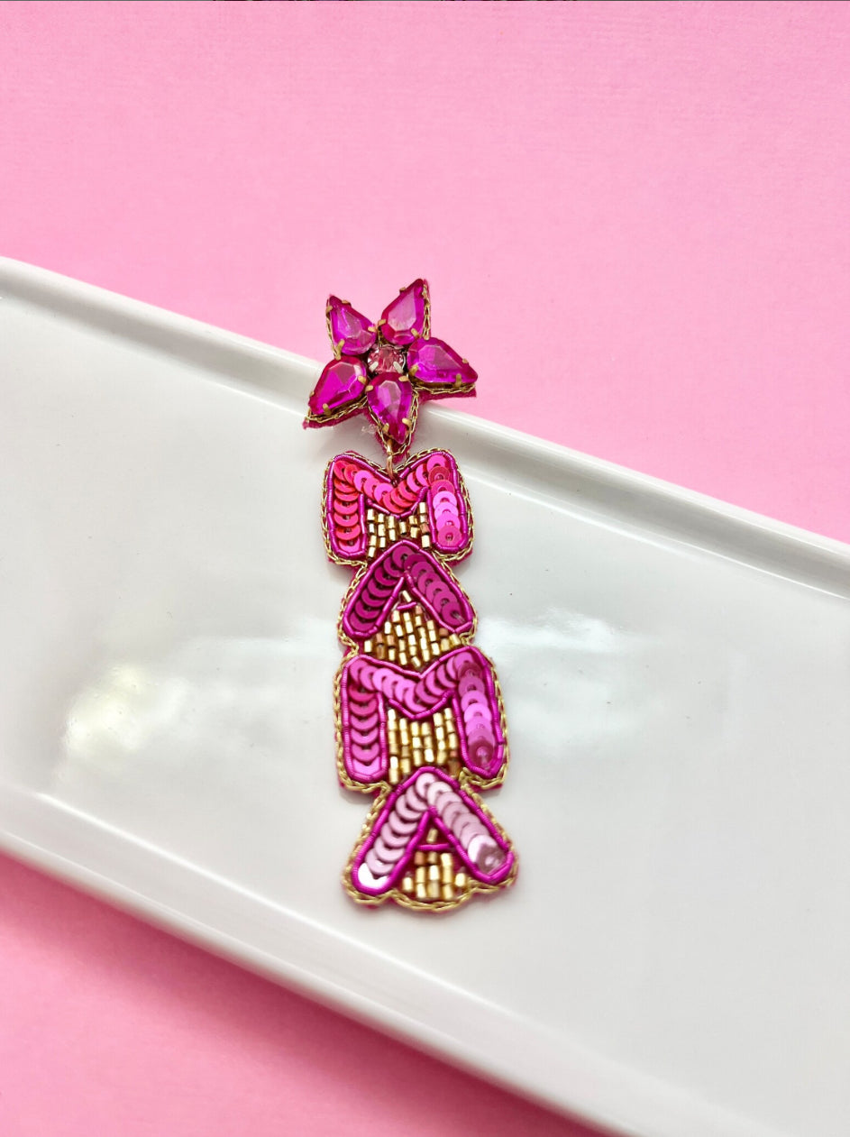Pink Mama Earrings