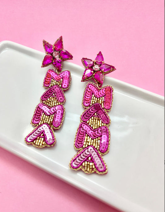 Pink Mama Earrings