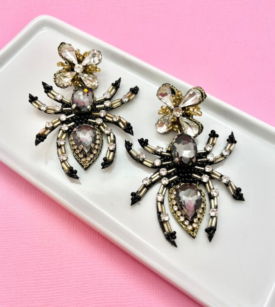 Glam Spider Earrings