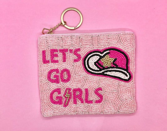 Let’s Go Girls Beaded Coin Purse