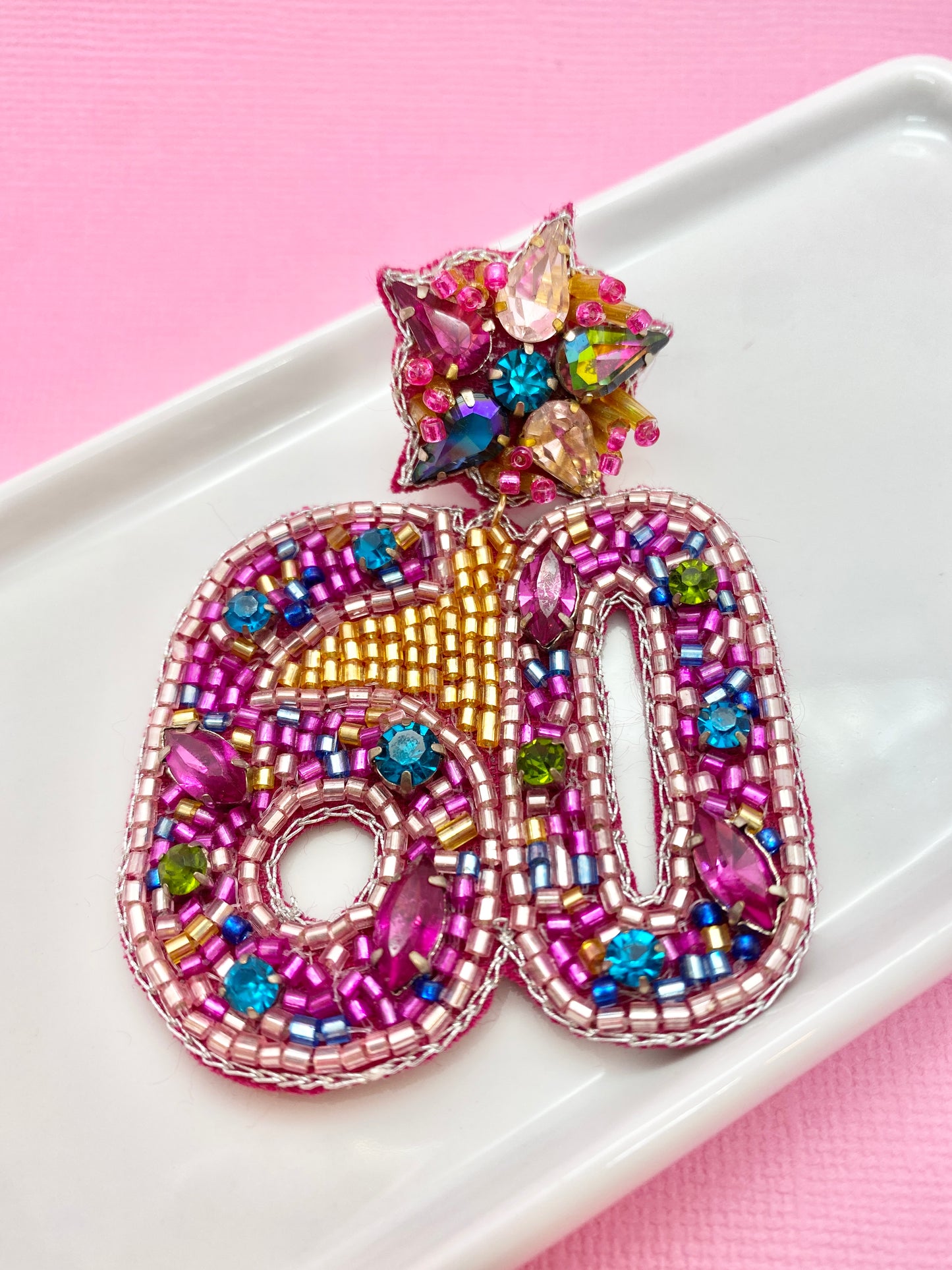 60th Birthday Milestone Earrings